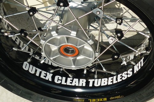 DR650SE Spoke Wheel Tubeless Kit for Front Rim 21×1.85 OUTEX F-21DR